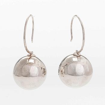 Efva Attling, a pair of sterling silver 'Balls' earrings.