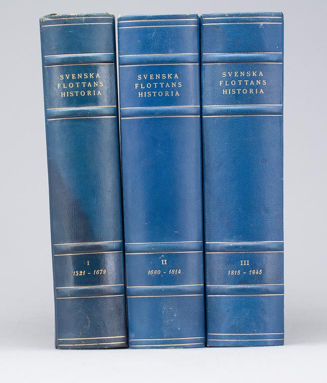 BOK, "Svenska flottans historia", 3 vol. Stockholm 1942.