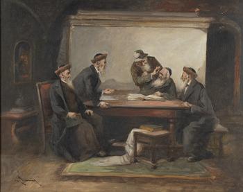 Hans Winter, Talmudstudier.