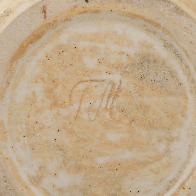 Toini Muona, vase, stoneware signed TM. Arabia ca 1945-1954.