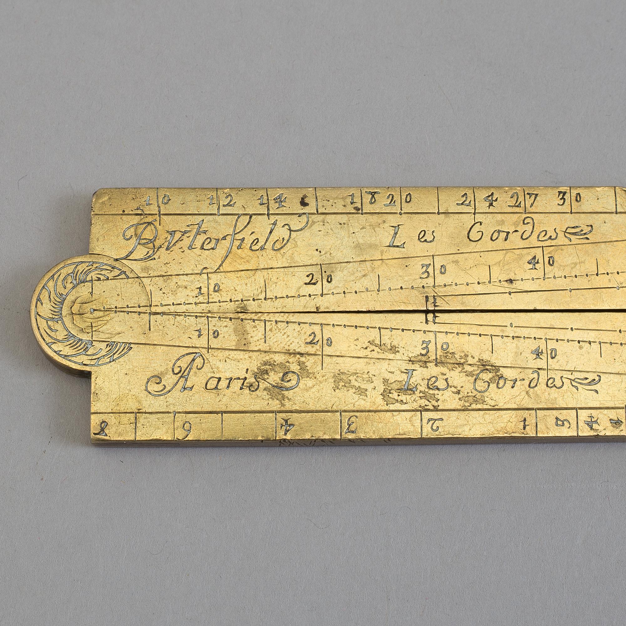 A Brass ector by Butterfield Paris 18th century.