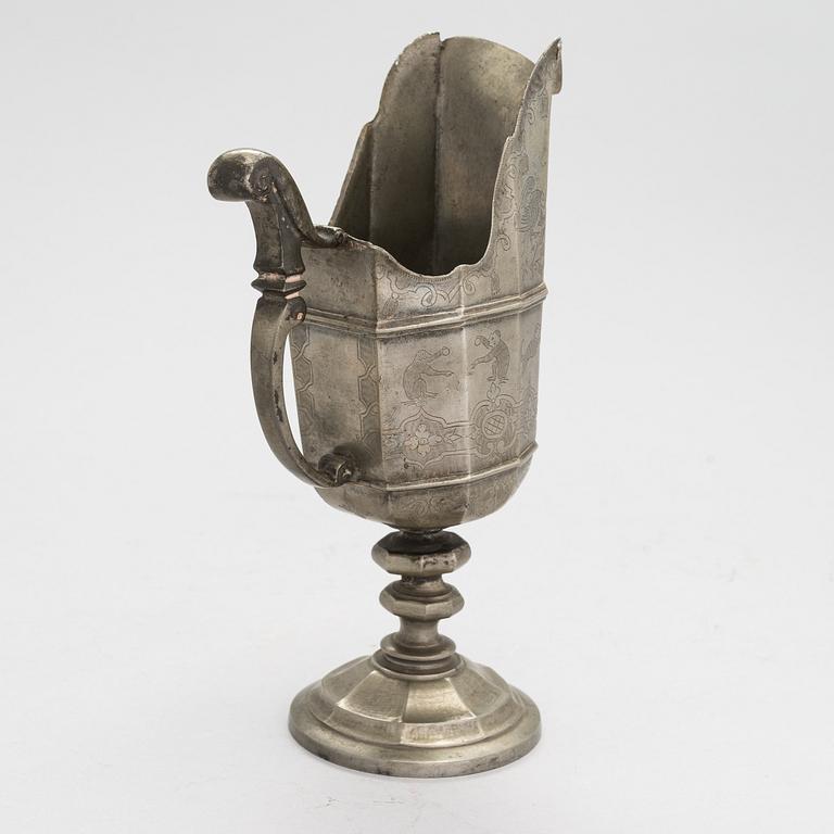 A 18th century French pitcher.