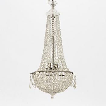 A chandelier, circa 1900.