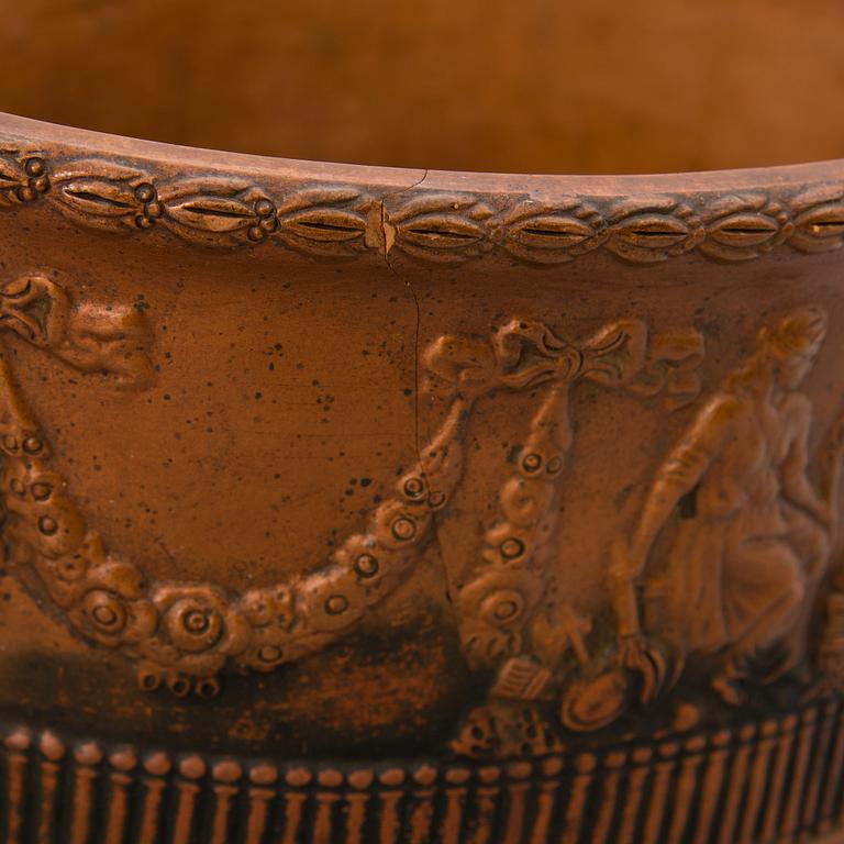An Empire earthenware paté form, early 19th Century.