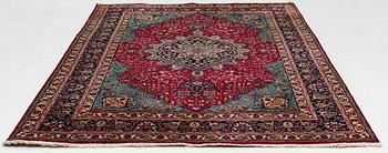 Carpet, Tabriz, approx. 310 x 198 cm.