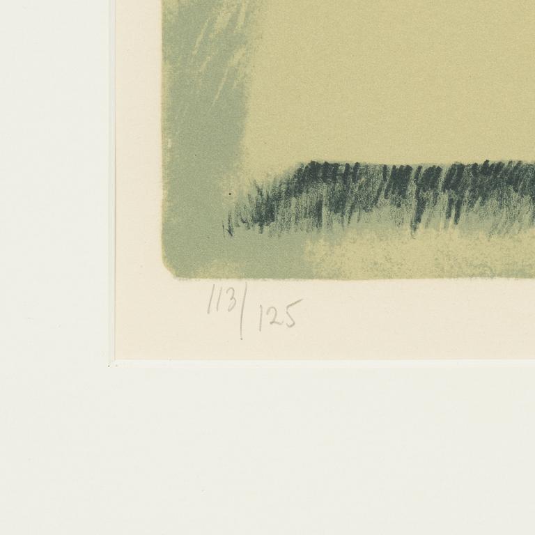 Yrjö Edelmann, lithograph in colours, 1970, signed 113/125.