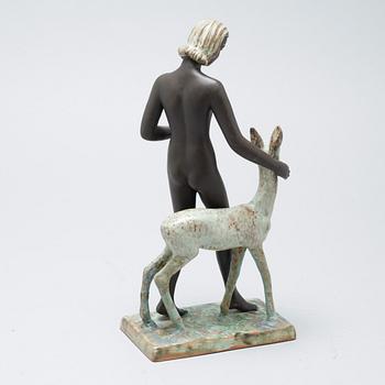 A ceramic figurine by Goldscheider, Wien, from the first half of the 20th century.