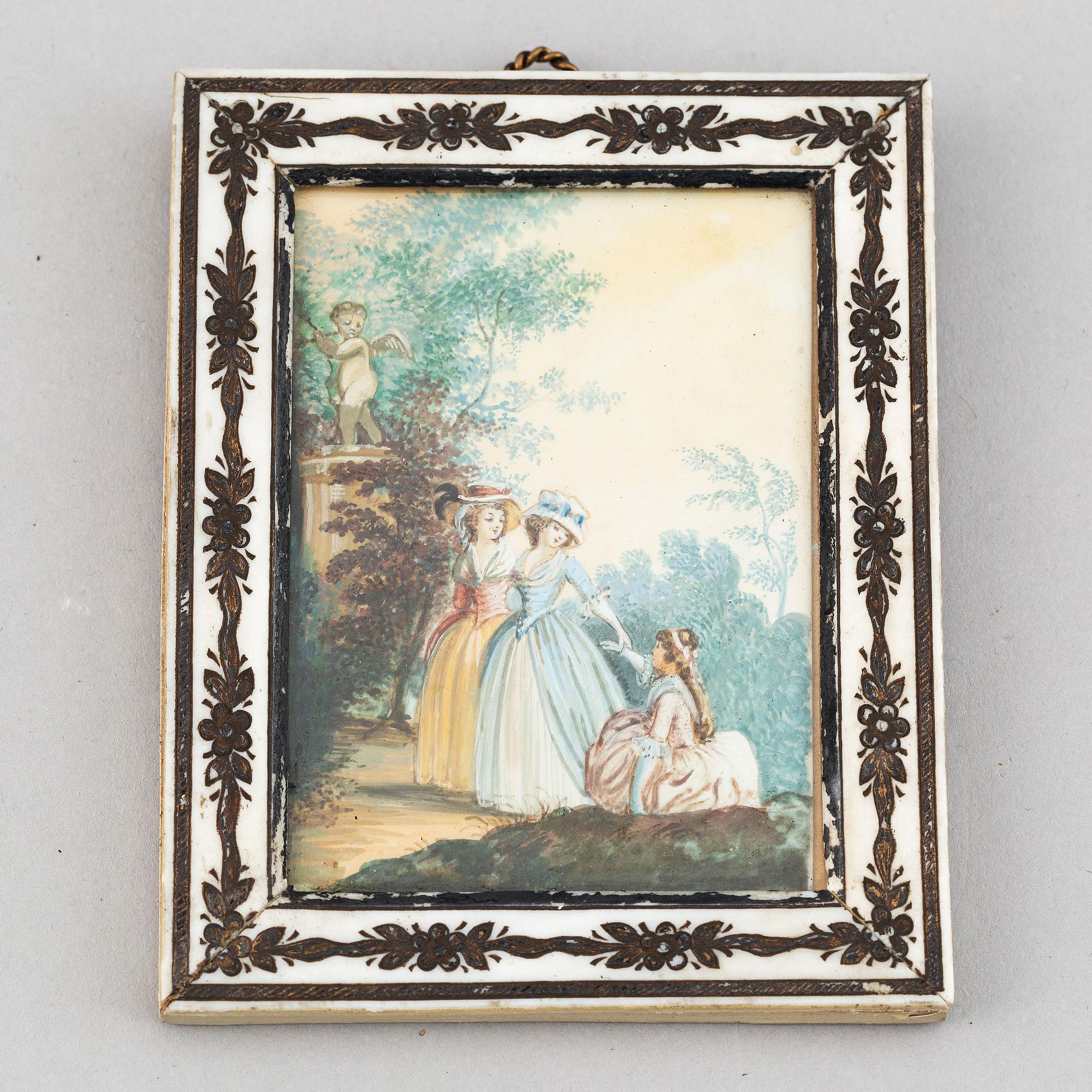 Unknown artist 18th Century. Miniature. Unsigned.