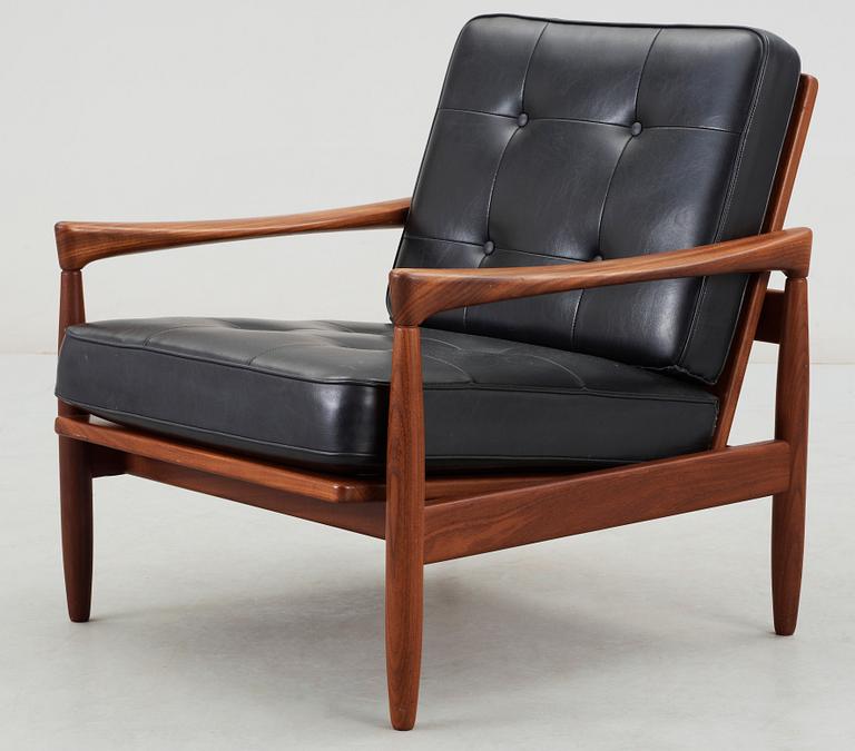 FÅTÖLJ, "Kolding", design Erik Wörtz, 1950/60-tal.