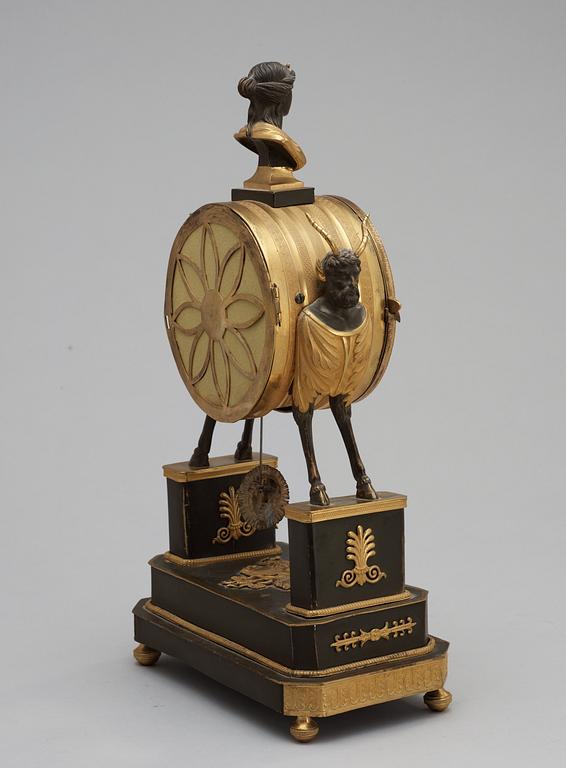 An Austrian Empire early 19th Century mantel clock.