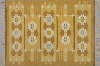 MATTA, Rölakan, Ingegerd Silow, monogramsignerad IS, 235 x 166 cm, 1900-talets andra hälft.