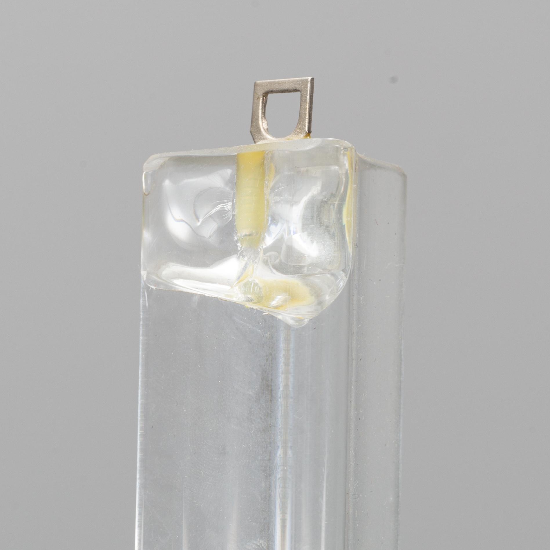 A J T Kalmar brass and glass ceiling light, second half of the 20th Century.