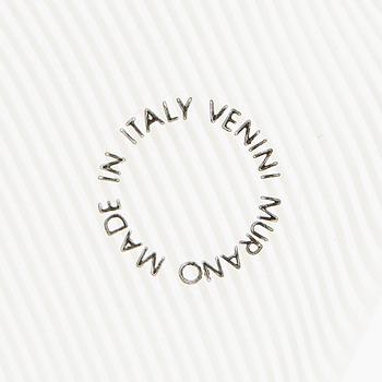 Tyra Lundgren, skålfat, 1990, Venini, Italien.