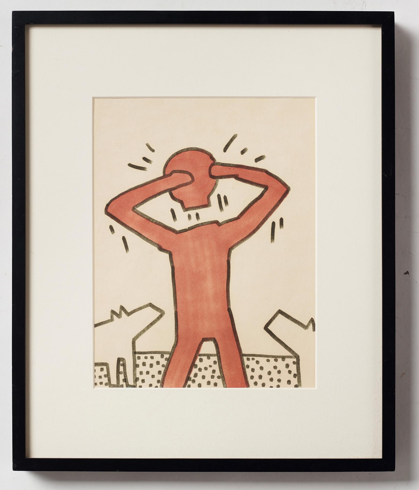Keith Haring, Untitled (Triptych).