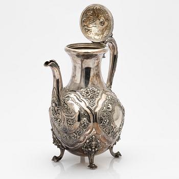Robert Hennell III, Kaffekanna, silver, London, 1800-tal.