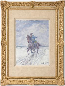 Alexander Langlet, Riding caroline.