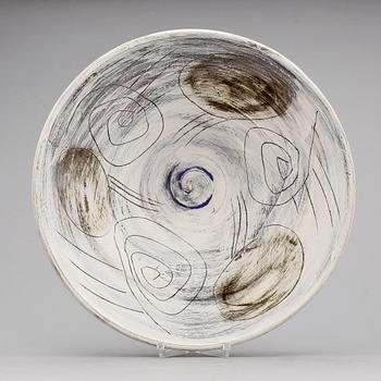 SKÅLFAT, keramik. Elisabet Svensson. Signerad och daterad -87.