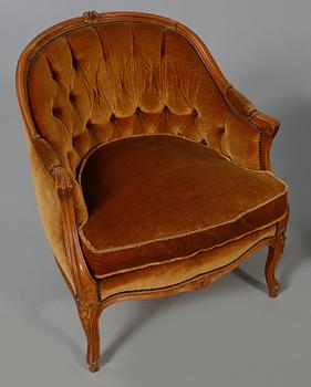 BERGÈRER, ett par, rokokostil, 1900-tal.