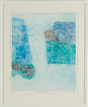 SHOICHI HASEGAWA, färgakvatint, 2 st, signerade Shoichi HASEGAWA och numrerade 65/110 & 31/110 med blyerts.