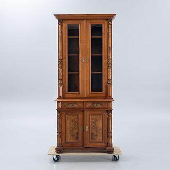 A neo-renaissance book cabinet, around 1900.