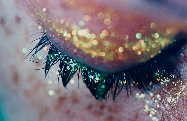 Marilyn Minter, "Yellow Sparkle", 2007.