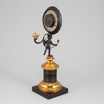 A French Empire table clock, first half of the 19th century.