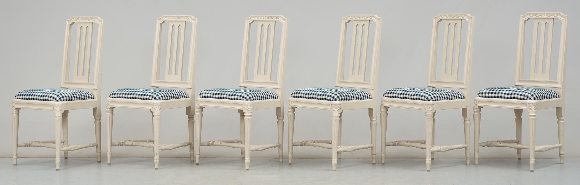 STOLAR, 6 st, "Odenslunda", Ur IKEAs 1700-tals serie, 1990-tal.