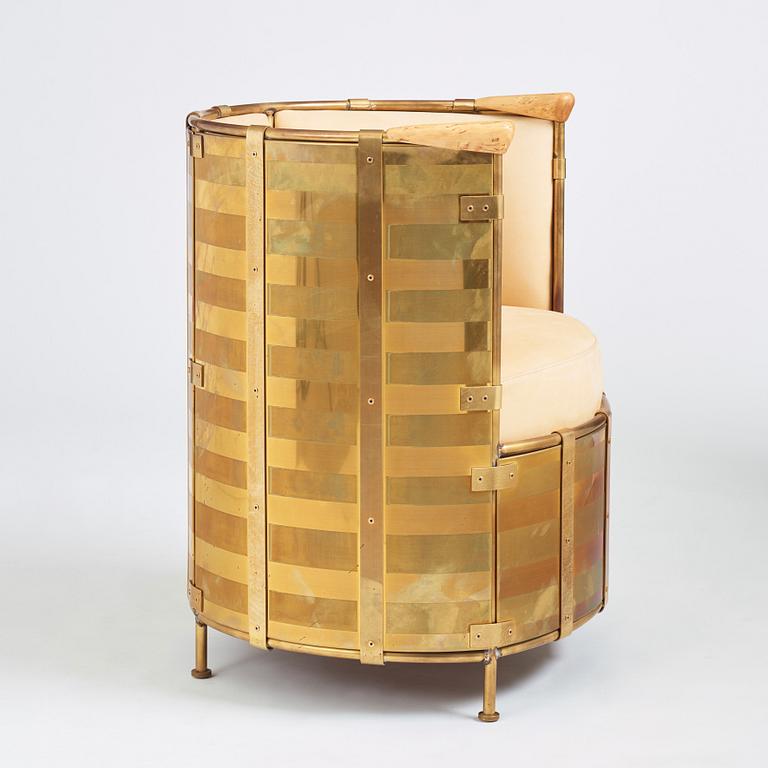 Mats Theselius, an 'El Dorado' easy chair, ed. 7/360, Källemo Sweden post 2002.