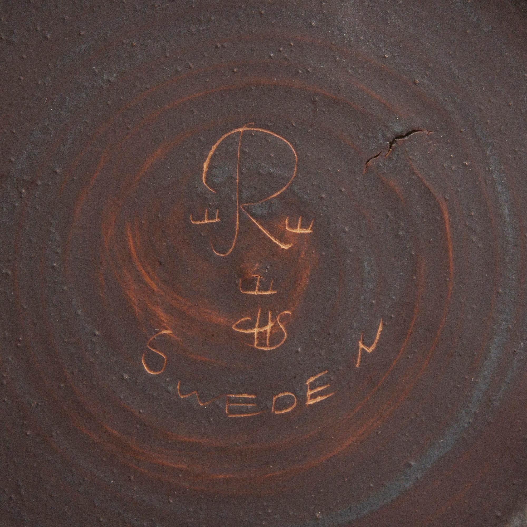 Carl-Harry Stålhane, a signed stoneware vase.