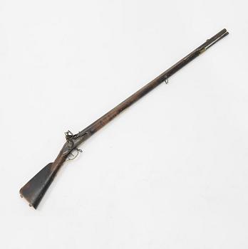 A Swedish flintlock musket 1762 pattern.