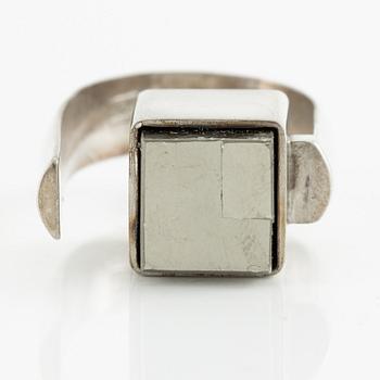 Jan-Christer Lundqvist, ring, sterlingsilver med pyrit, Skövde.