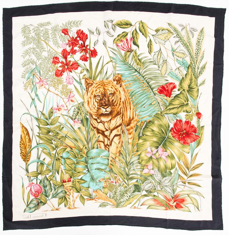 CHRISTIAN DIOR Silk Scarf.