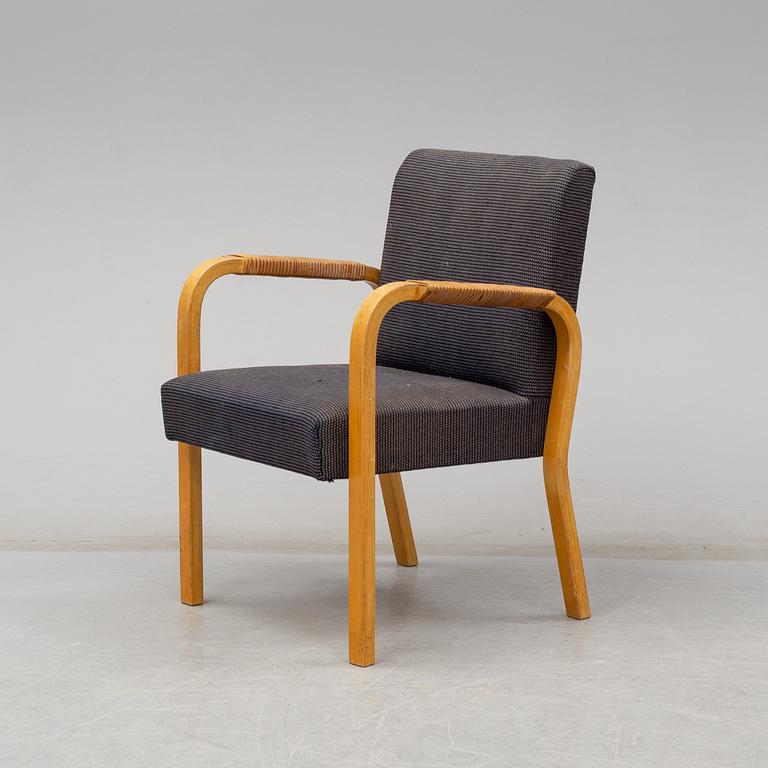 A no 45 arm chair by Alvar Aalto, Artek, Finland, designed in 1948.