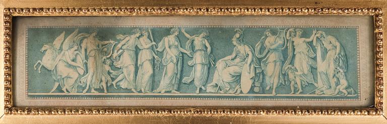 SPEGEL, sengustaviansk, ca 1800-1820.