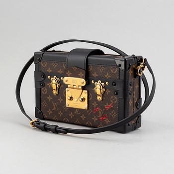 Louis Vuitton, a monogram canvas 'Petite Malle Trunk Messenger Bag', 2018.