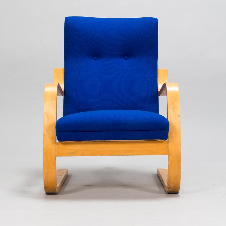 Alvar Aalto, nojatuoli, malli A35, Huonekalu- ja Rakennustyötehdas A.B, 1900-luvun puoliväli.