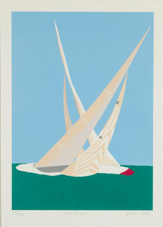 Franco Costa, silkscreen in colours, signed 50/360.