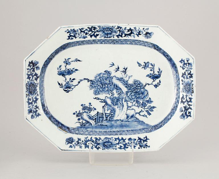 STEKFAT, porslin, Qianlong, Kina 1700-tal.