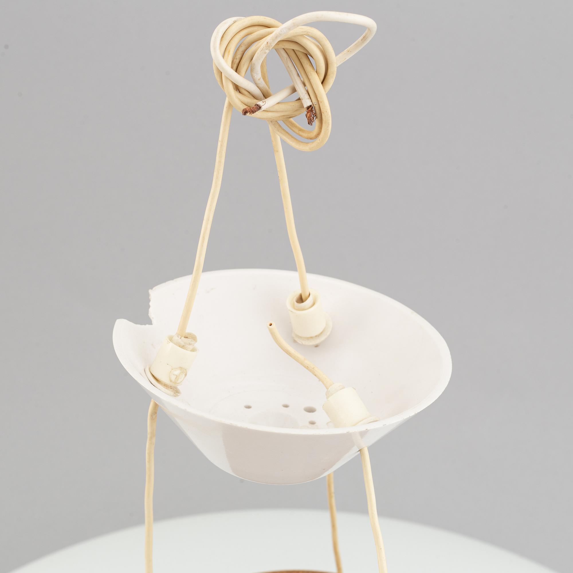 Uno & Östen Kristiansson, a 1960's 'Ufo' model 565 ceiling light, Luxus.