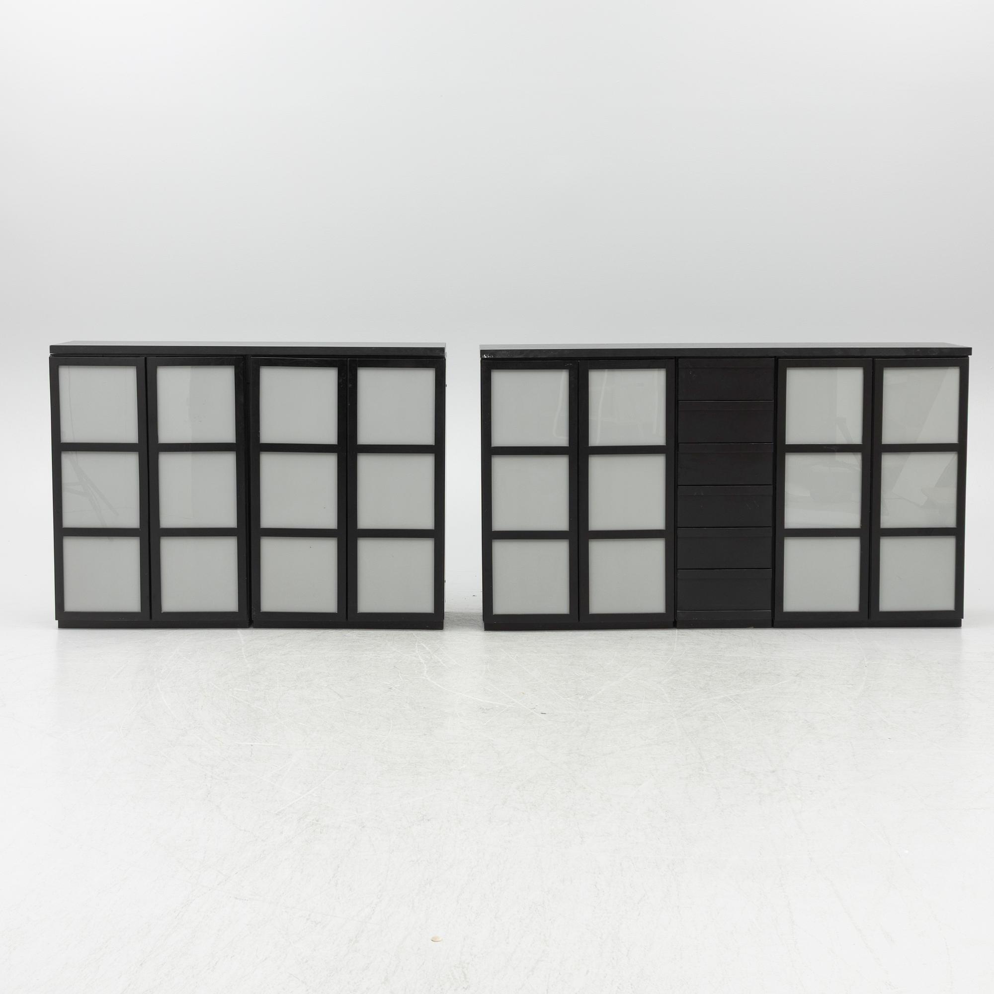 Titti Fabiani, bookcase, 5 sections, "Book", Ideal Form Team.