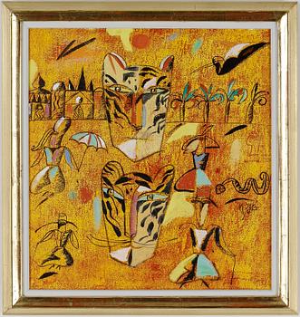 MADELEINE PYK, olja på duk, signerad.