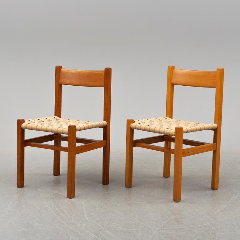 A set of nine chairs by Andrées Fabriks AB, Ruda.