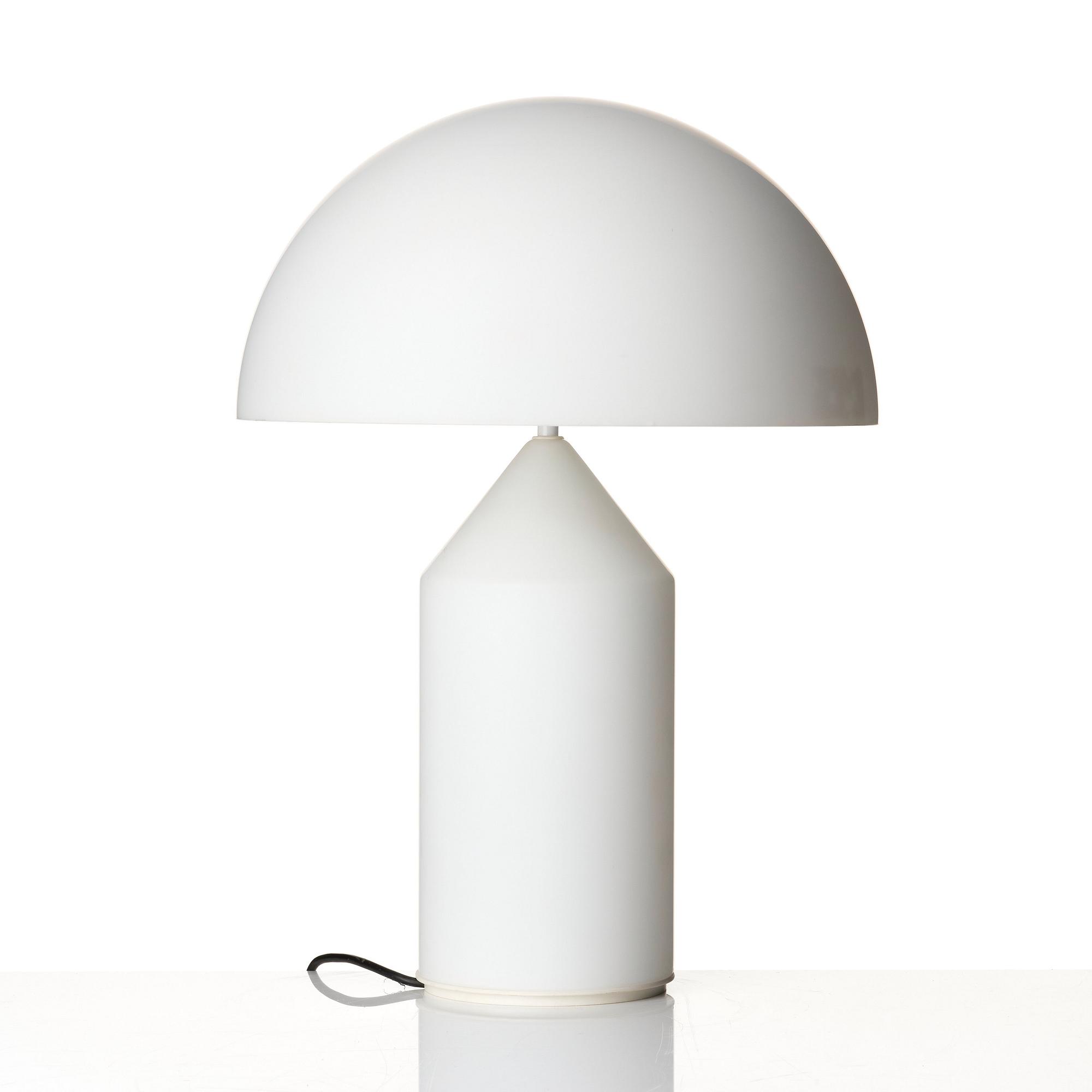 Vico Magistretti, an 'Atollo', table lamp, Oluce, Italy, post 1977.