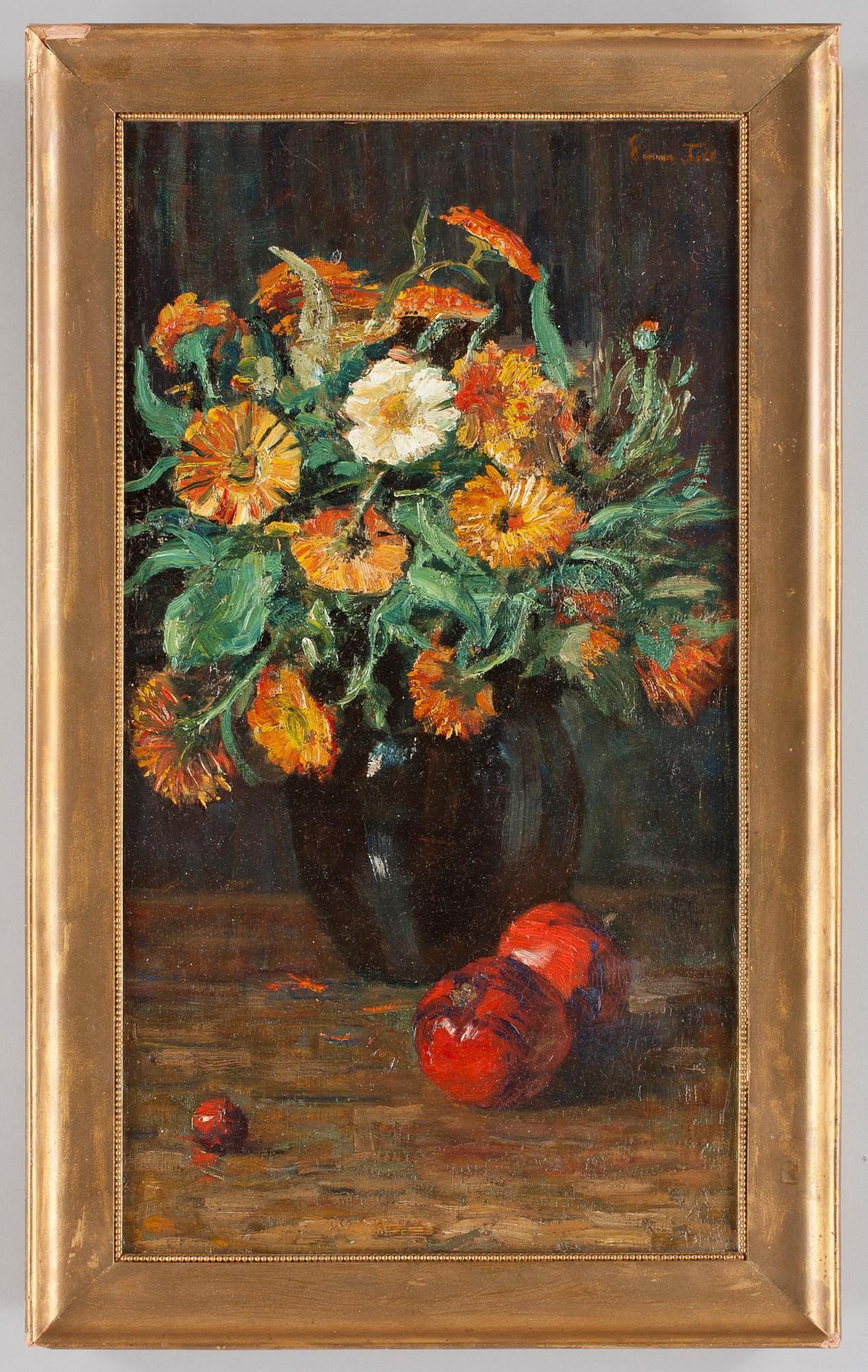 EMMA TOLL, olja på duk, sign.