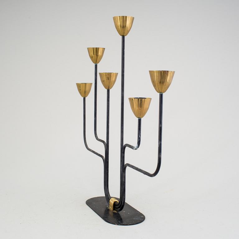 GUNNAR ANDER, kandelaber, Ystad Metall, 1900-tal.
