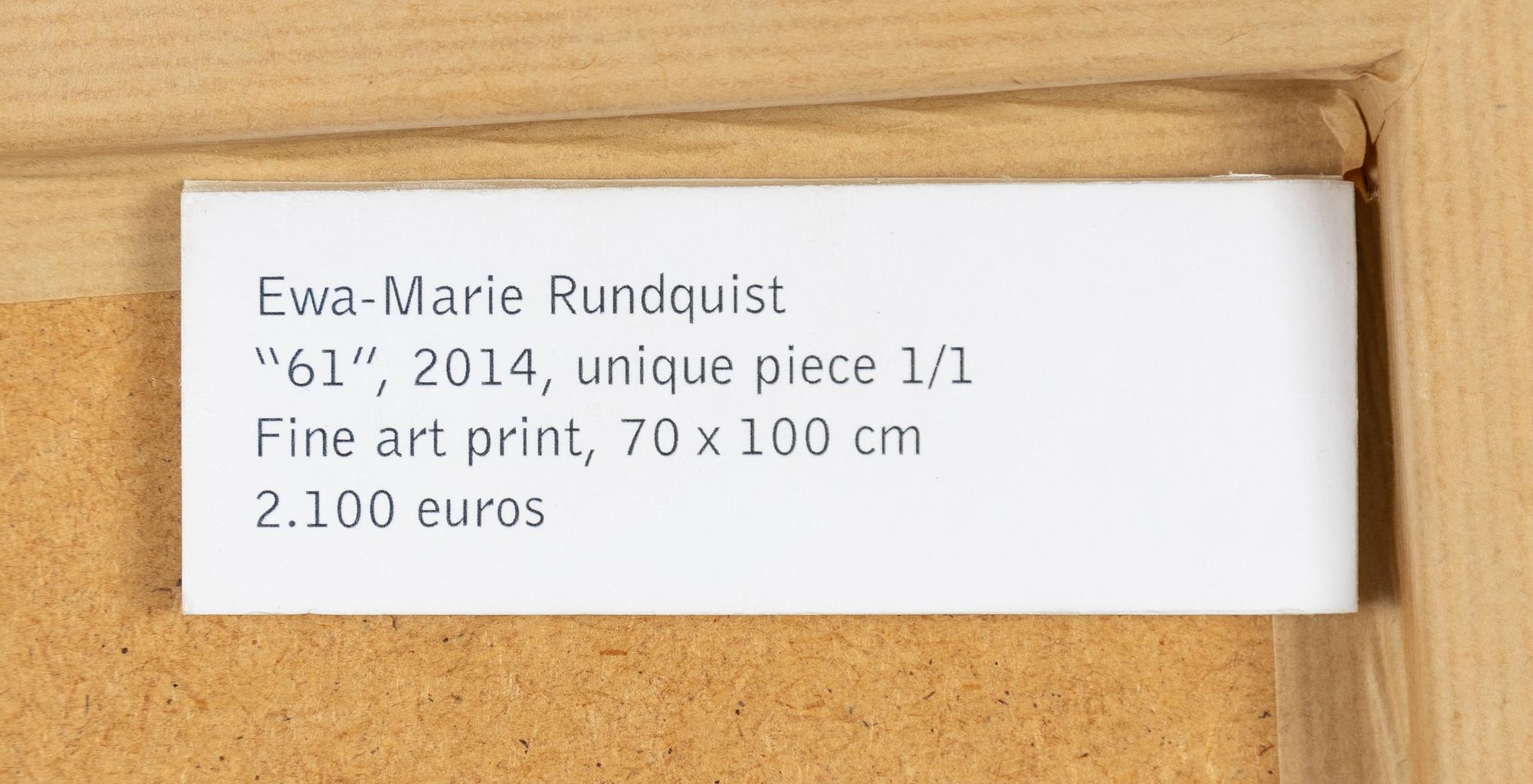 Ewa-Marie Rundquist, "61".