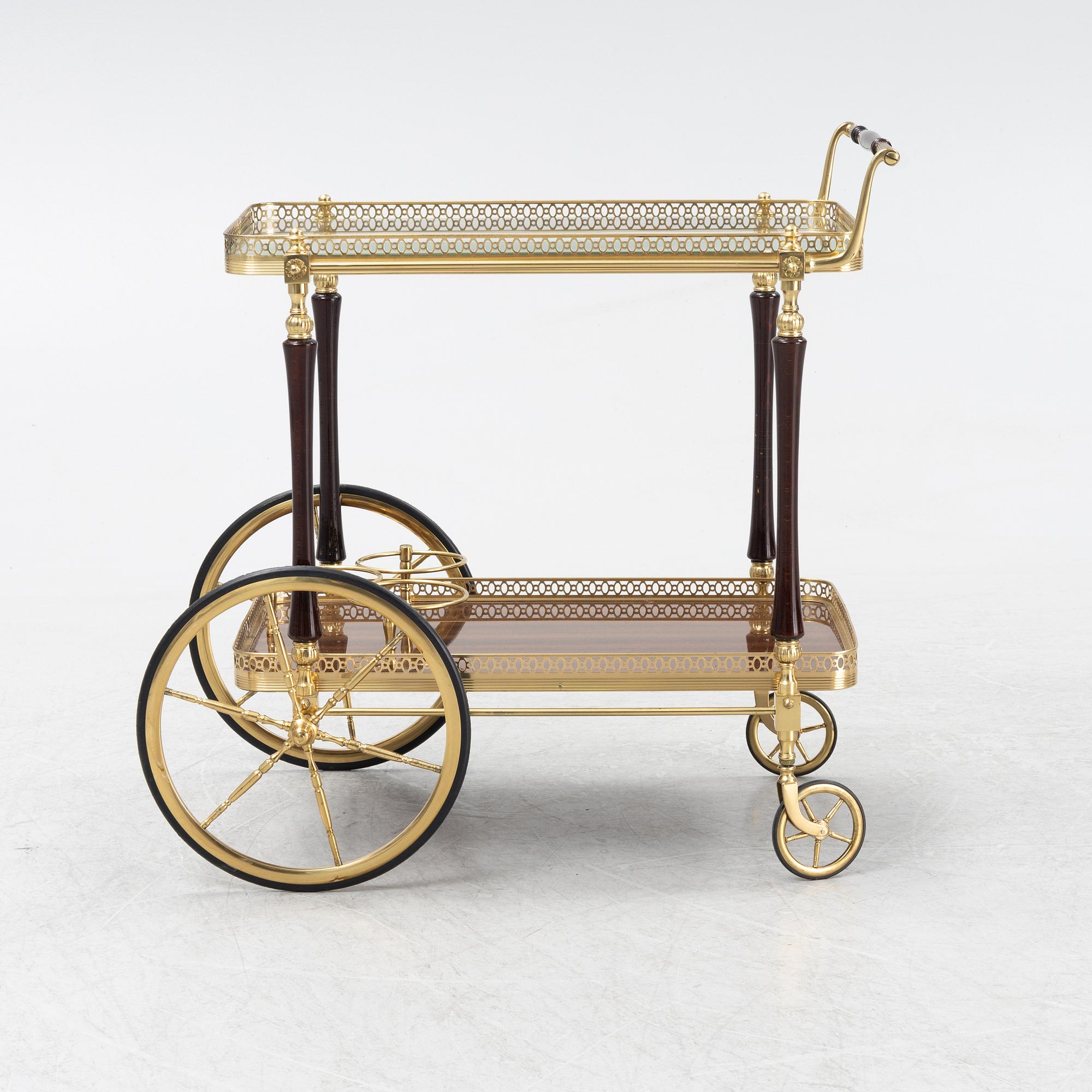 A serving trolley, 'Frati', Italy, 1970's.