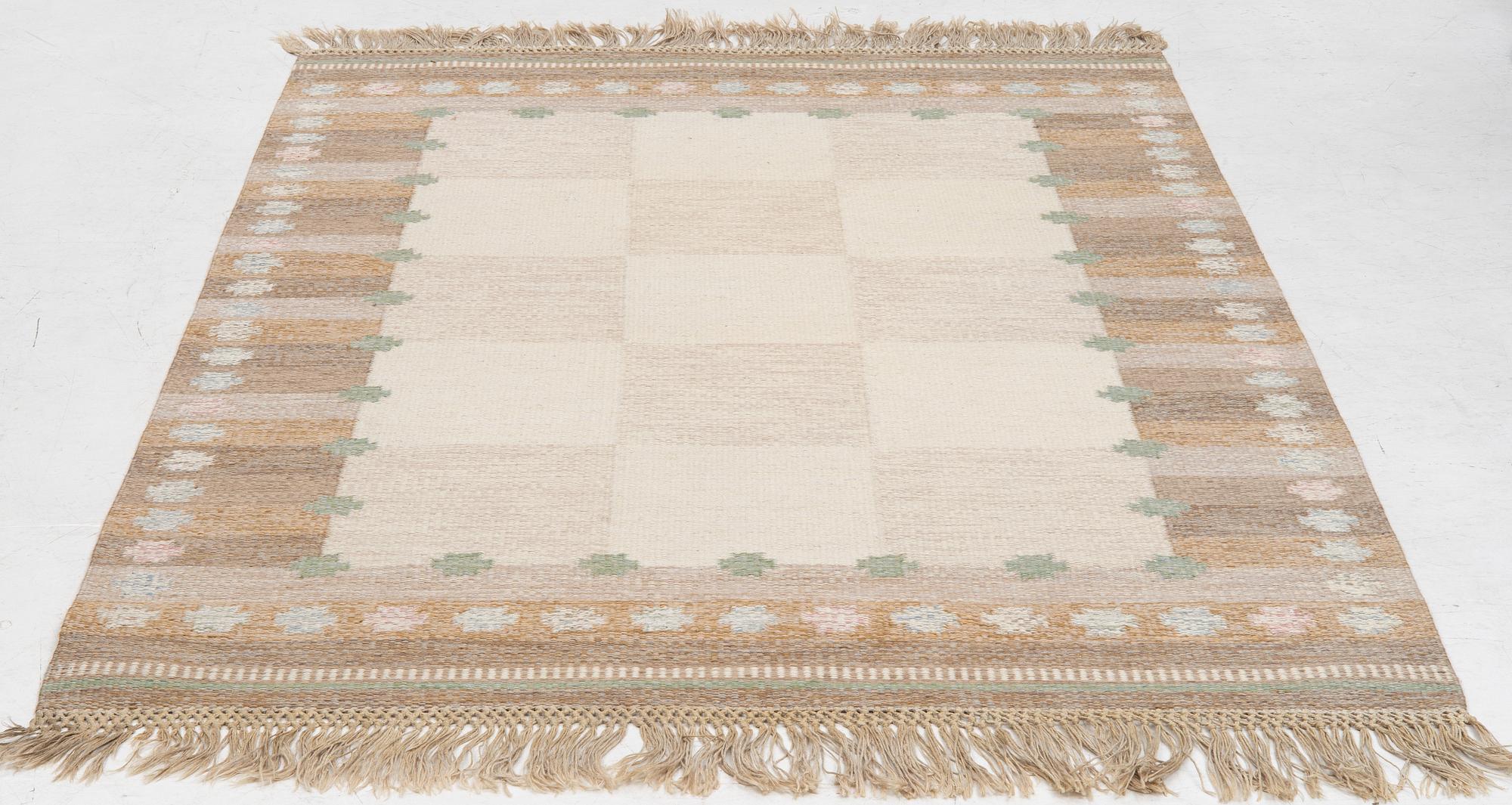 Anna-Johanna Ångström, rug, flat weave, approx. 226 x 138.