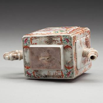 A large famille rose punch pot, Qing dynasty, Qianlong (1736-95).