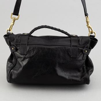 Mulberry, a black leather 'Alexa' bag.